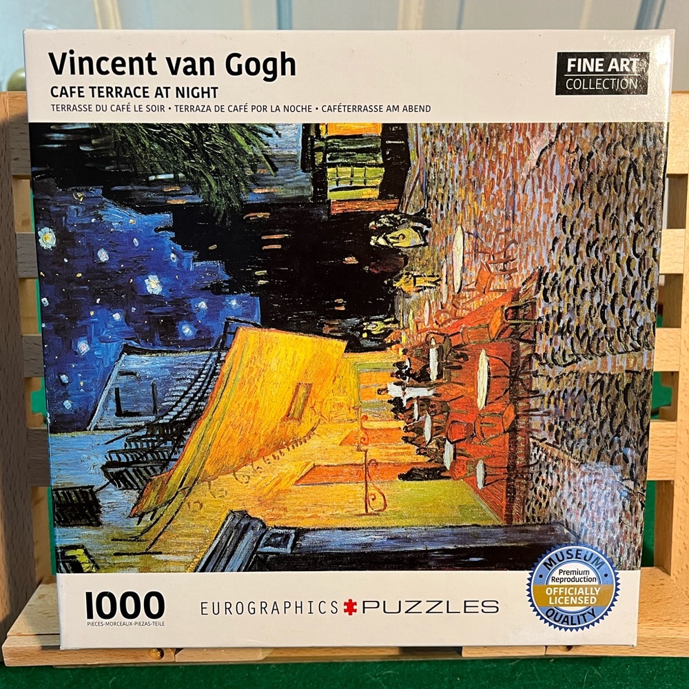 New EuroGraphics Van Gogh “Café Terrace at Night” 1000 Piece Puzzle